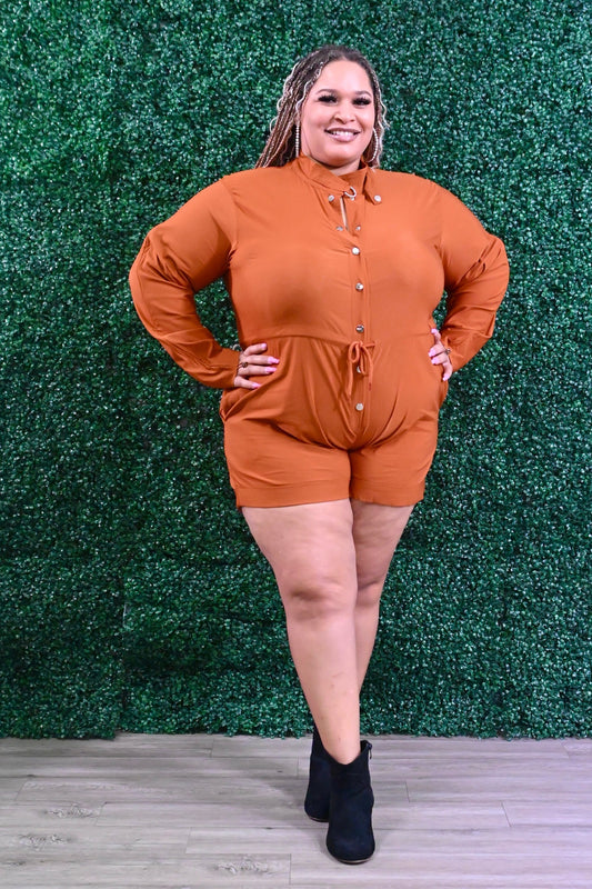 Vanessa Romper - Rust