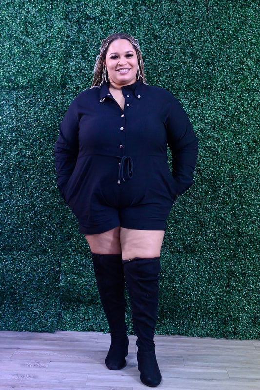 Vanessa Romper - Black