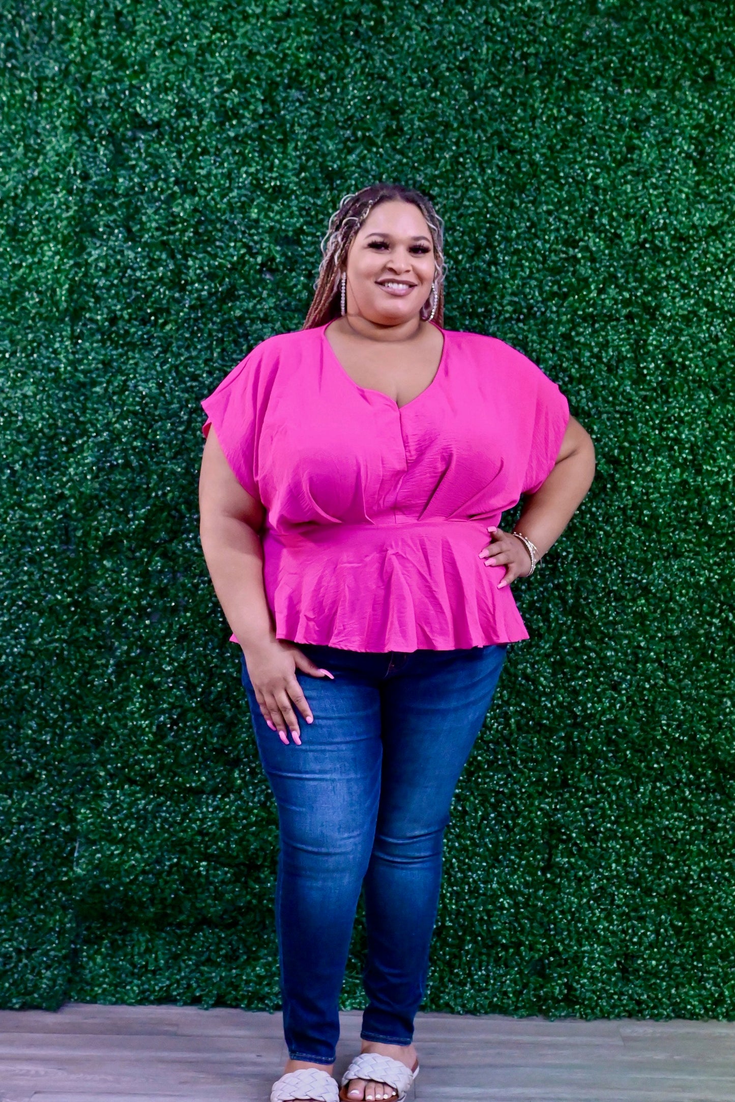 Gracie Peplum Top