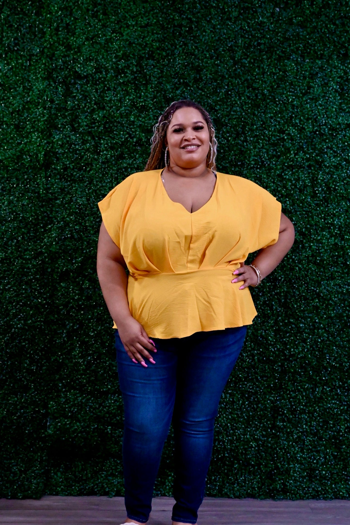 Gracie Peplum Top