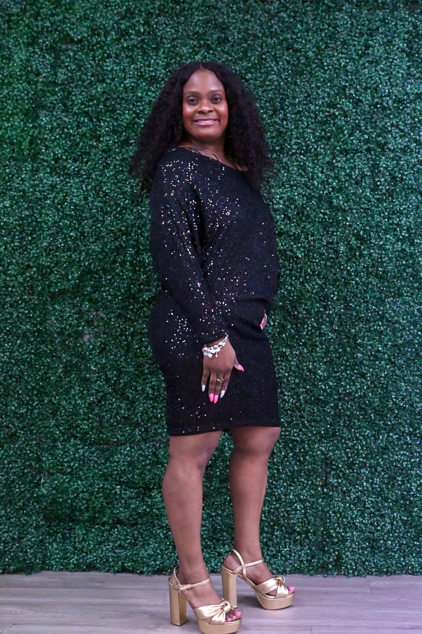 Zara Sequin Mini Dress