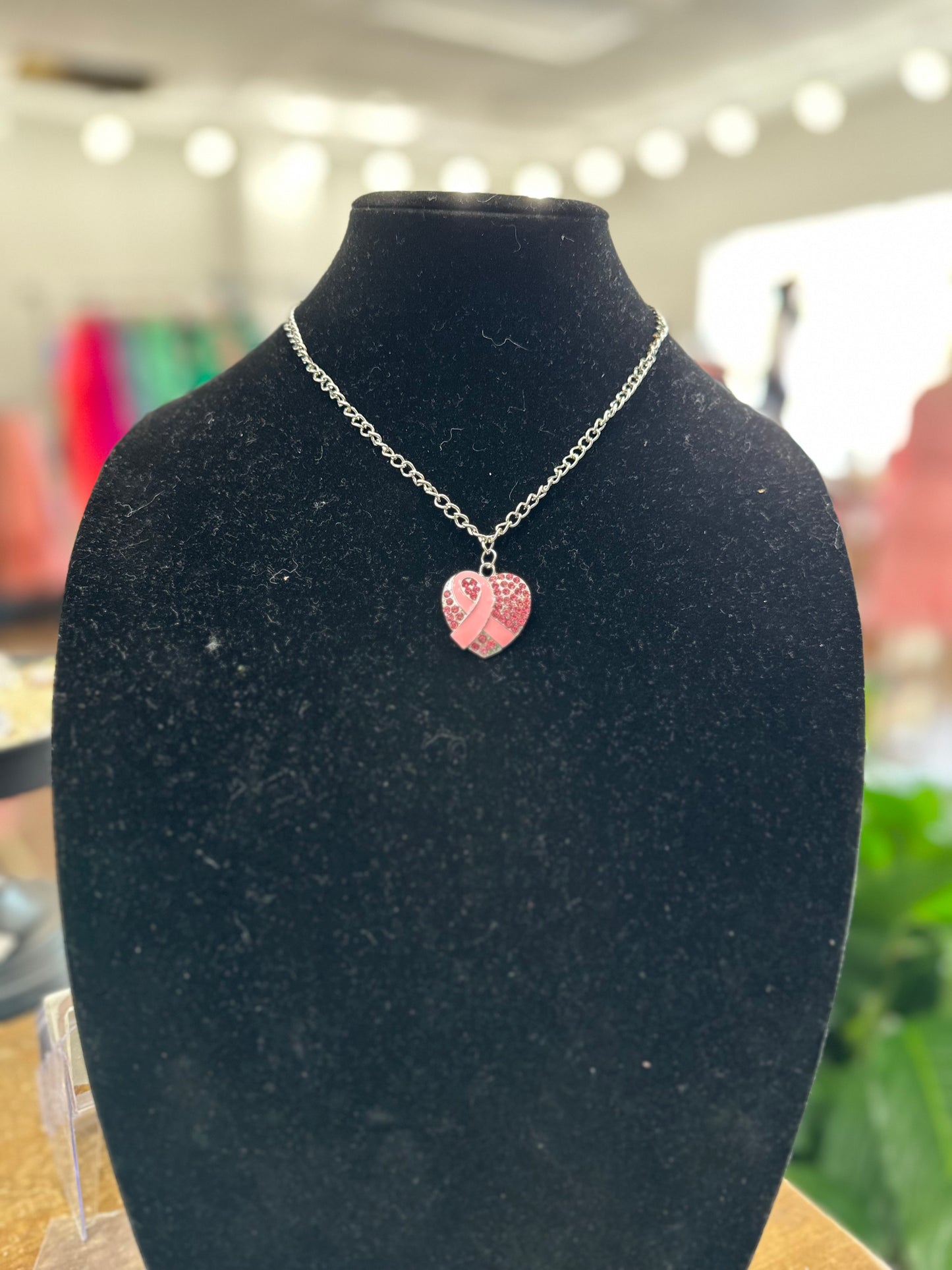 Breast Cancer Awareness Necklace