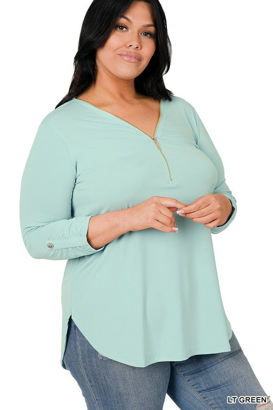 Alina Front Zip