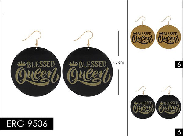 Blessed Queen Earrings