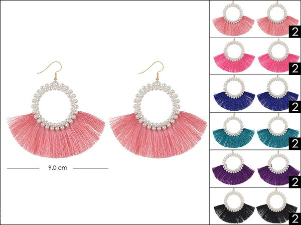 Pearl Fringe Earrings