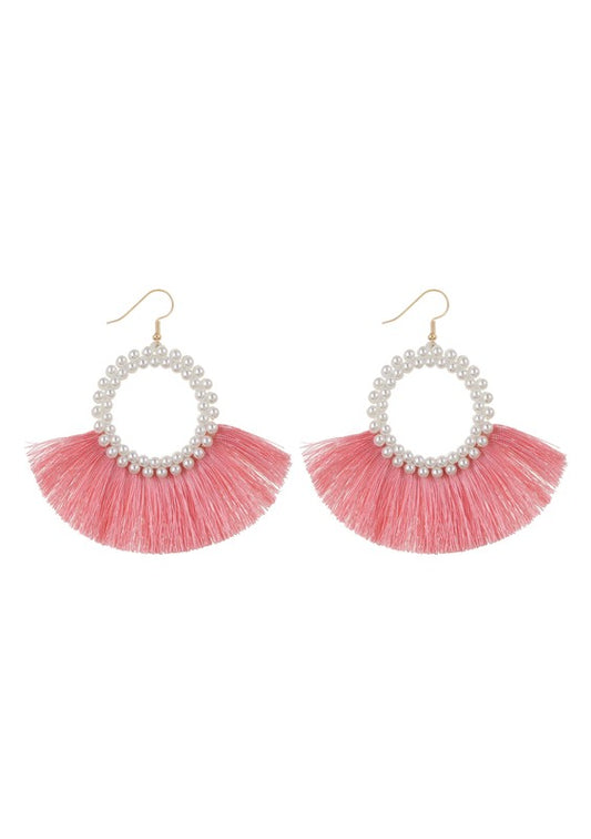 Pearl Fringe Earrings