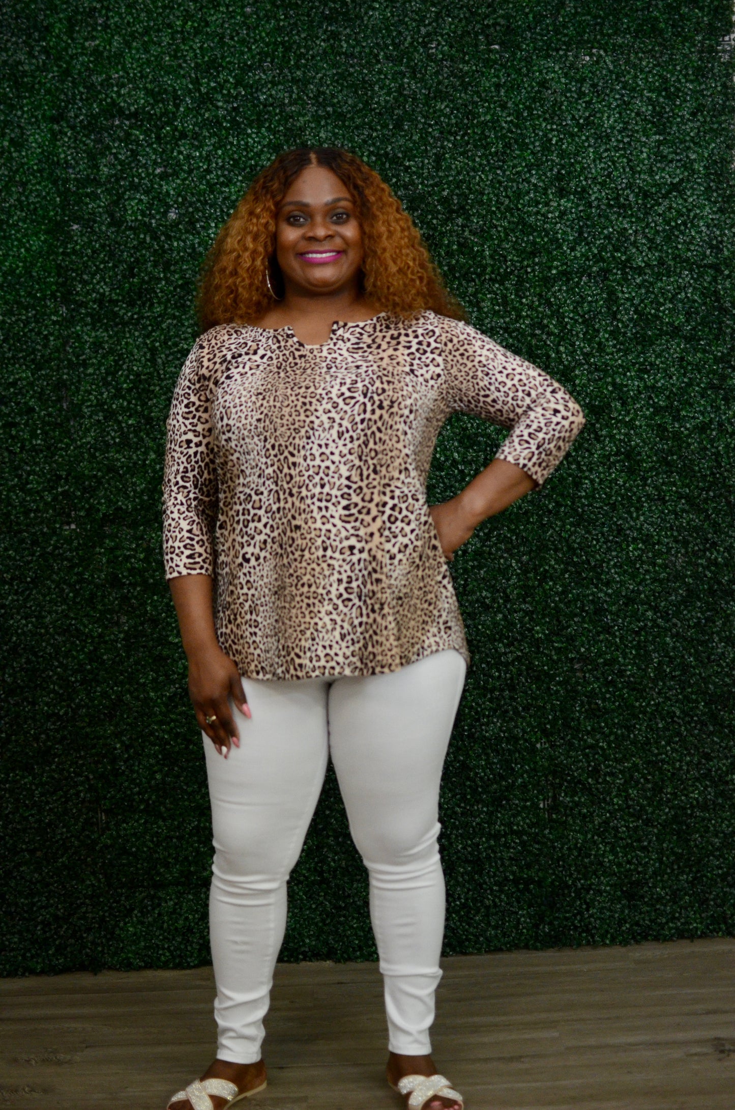 Madison Leopard Top