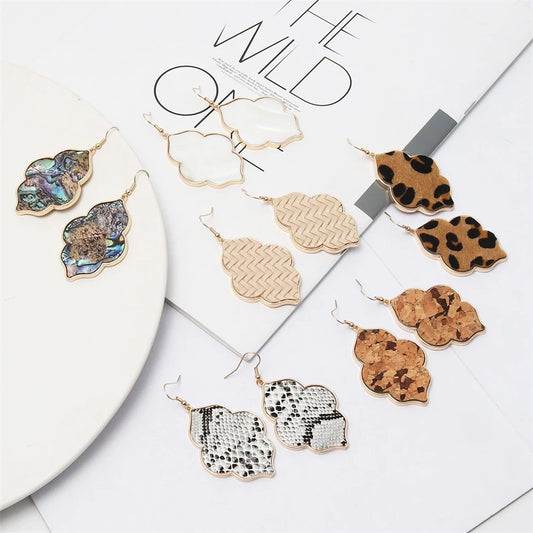 Hexagon Drop Necklace