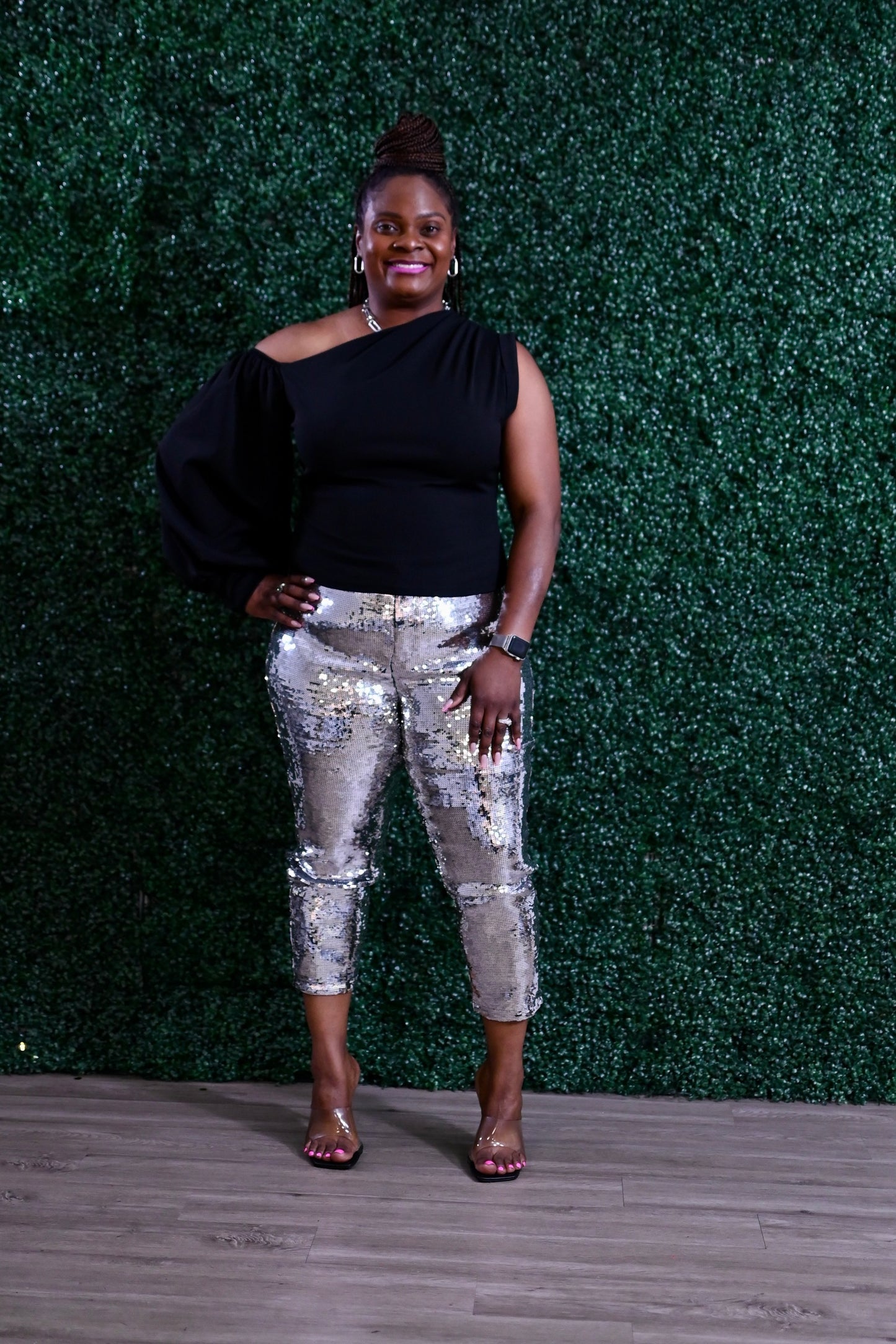 Arianna Sequin Capri *Final Sale*