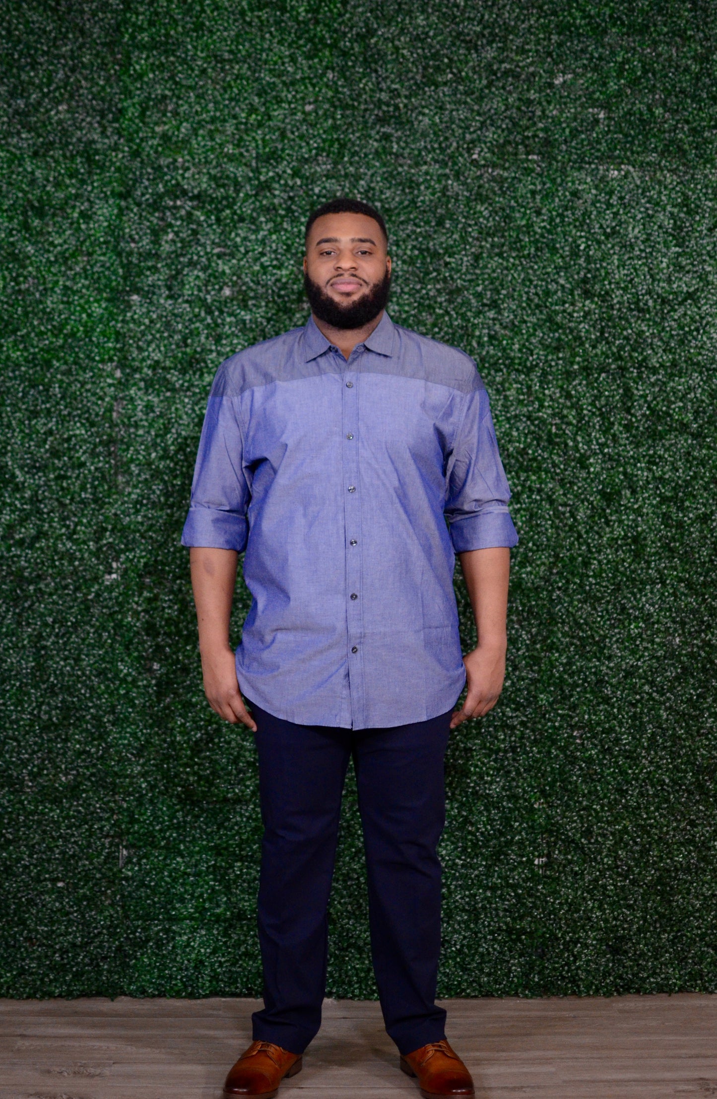 Cory Chambray Button down * Final Sale*