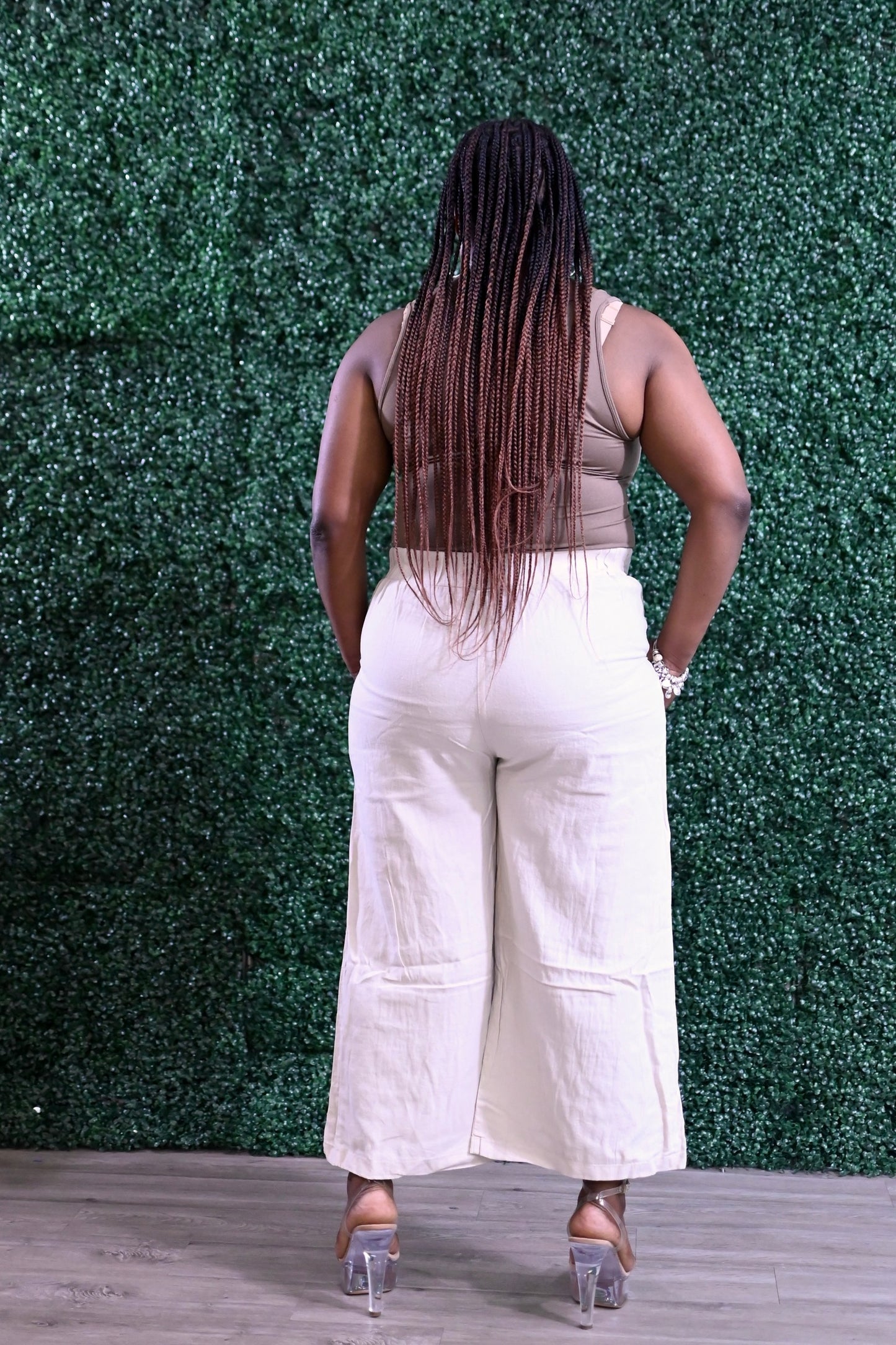 Taylor Linen Capri