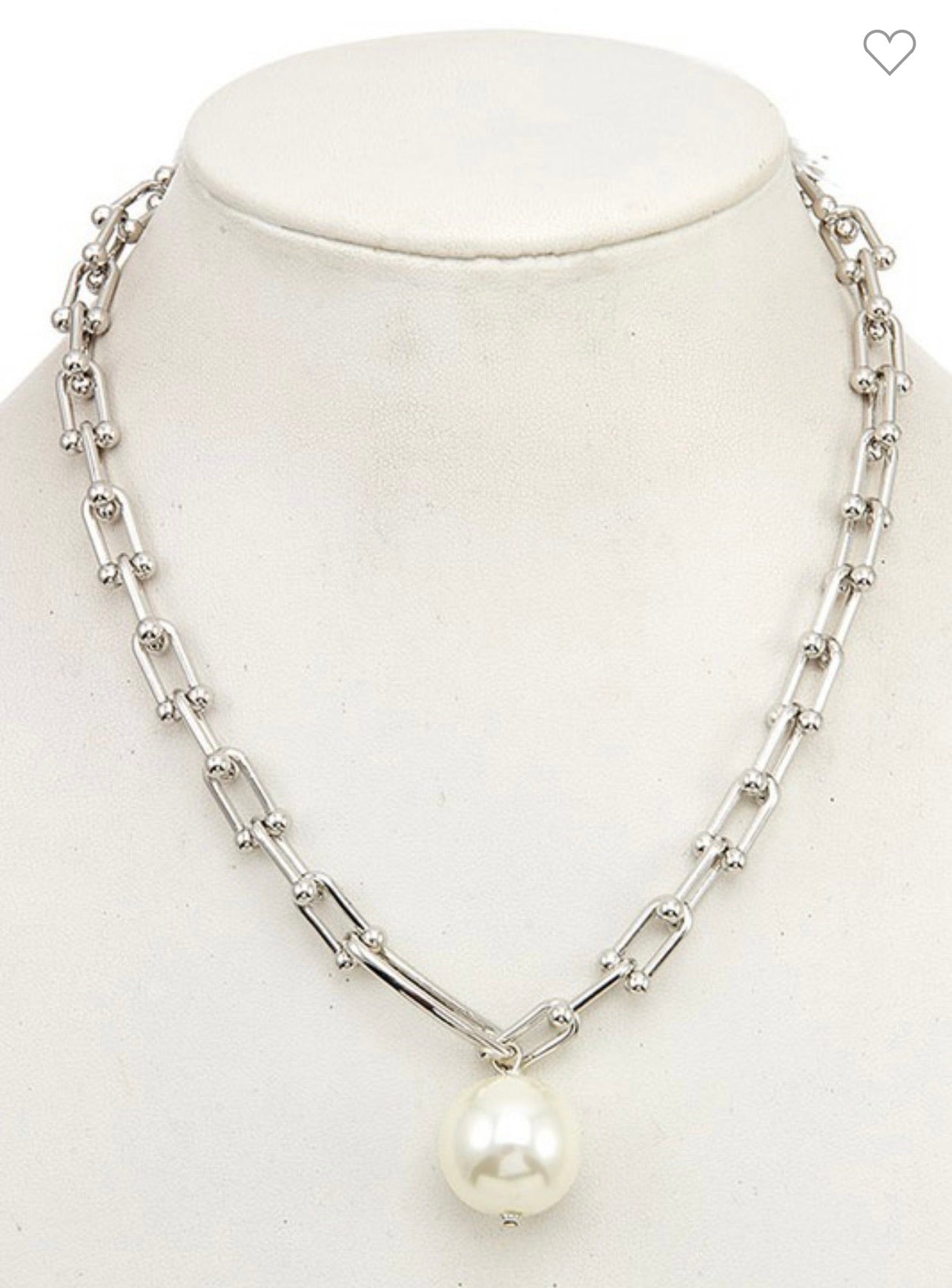 Links Pearl Necklace