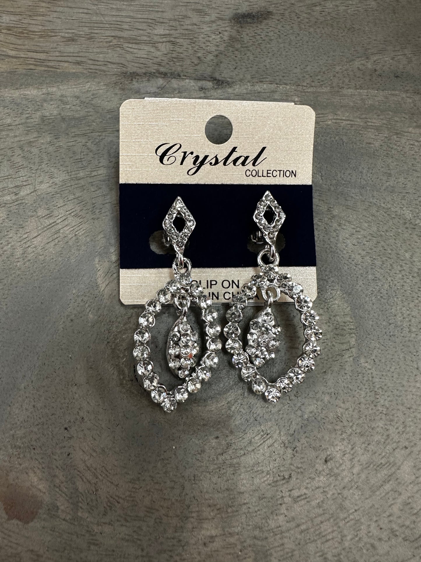Stella Rhinestone Clip Ons