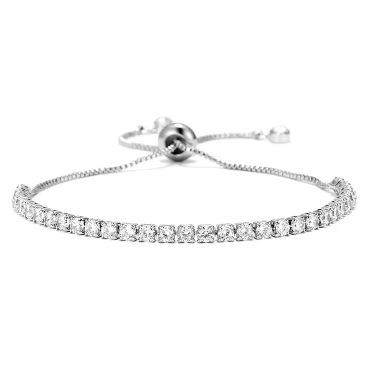 Rhinestone Tennis Bracelet