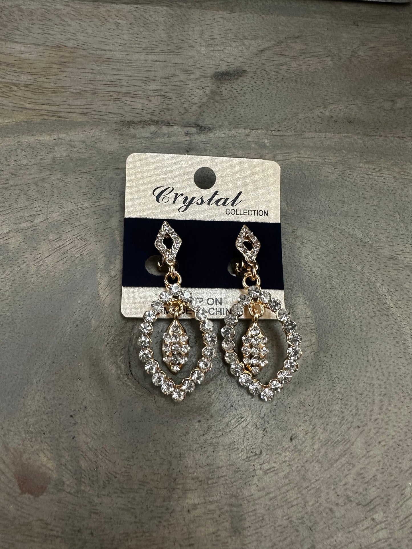 Stella Rhinestone Clip Ons