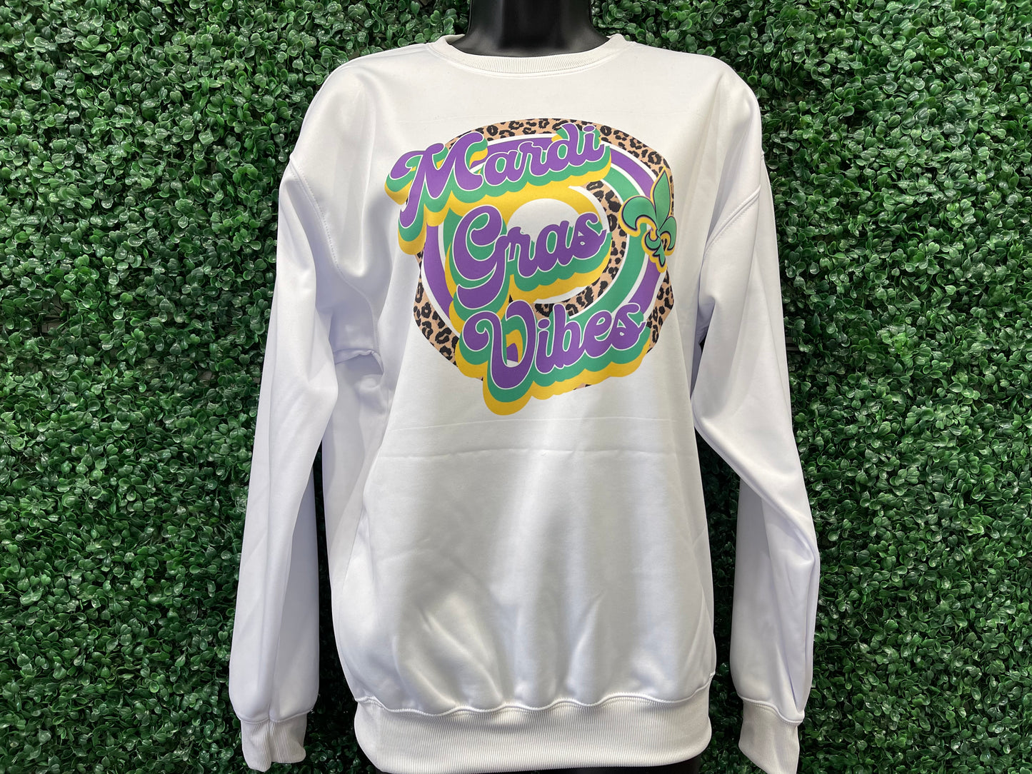 Mardi Gras Vibes Sweatshirt *Final Sale*