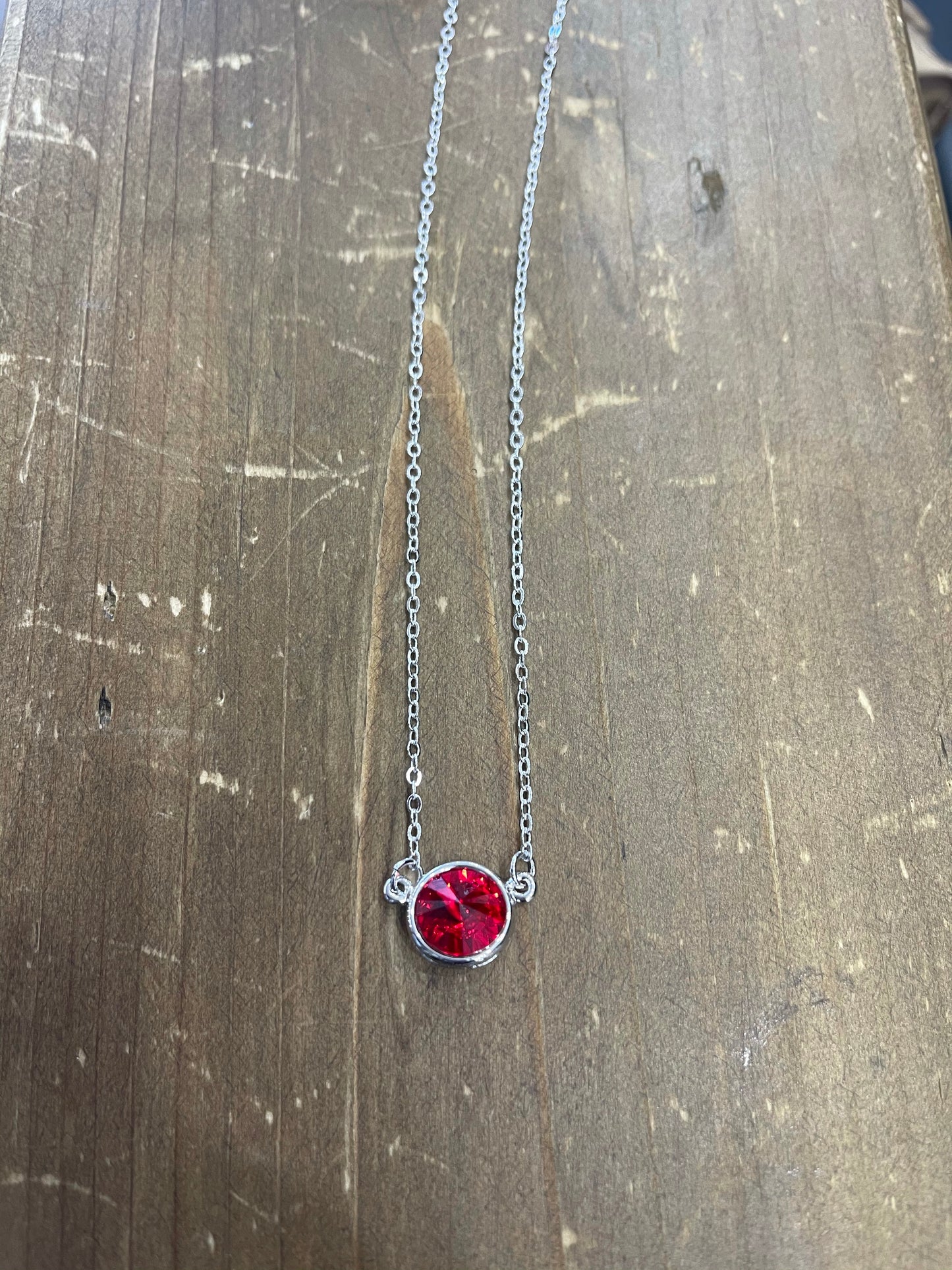 Round Stone Necklace