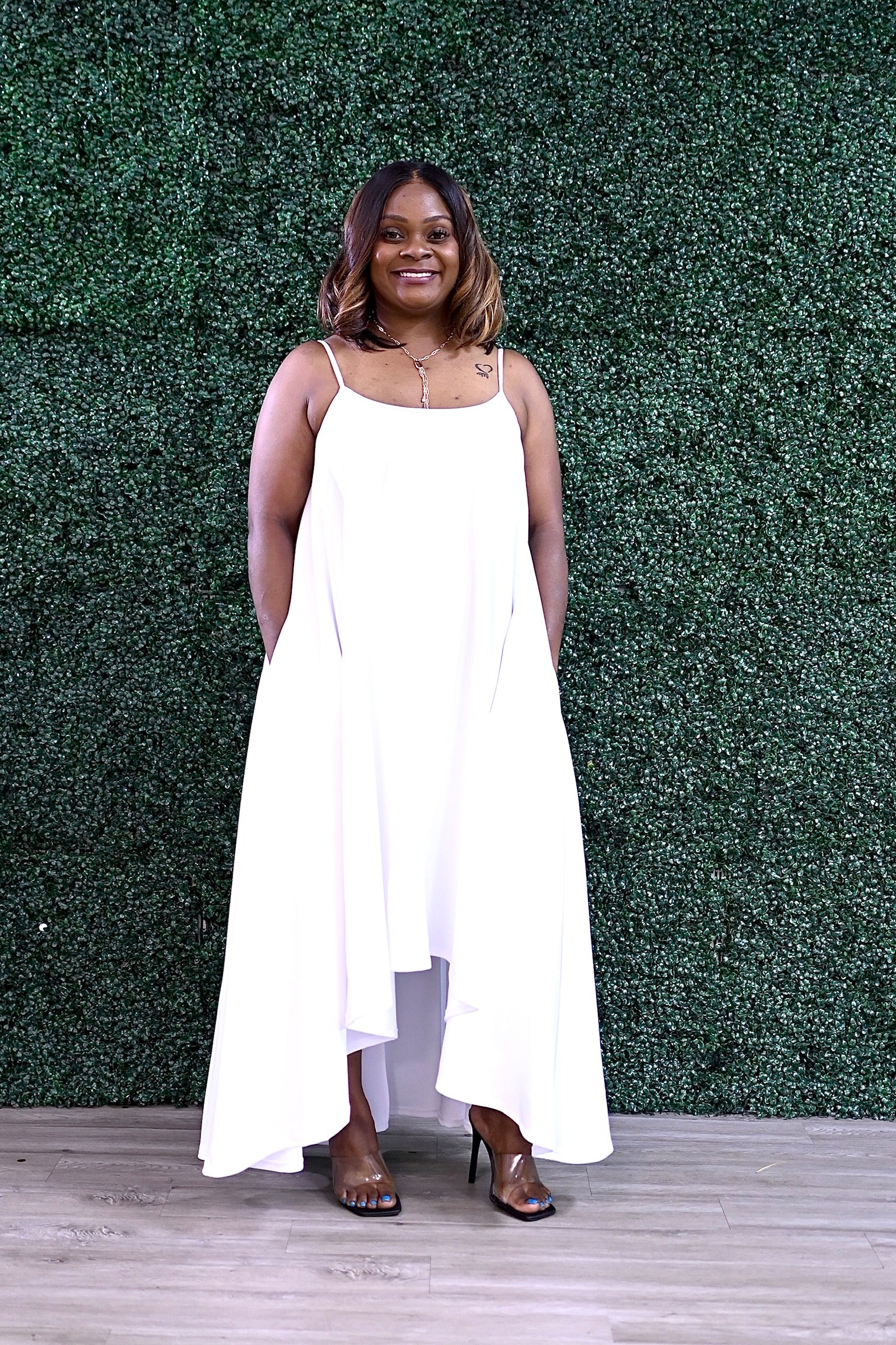 hi lo maxi dress plus size Plus Size - Maxi Super Soft Hi-Low Dress