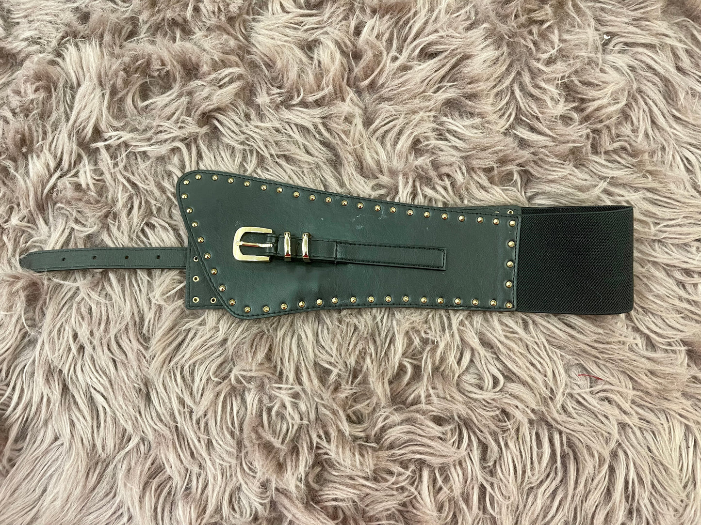 Black Studded Belt