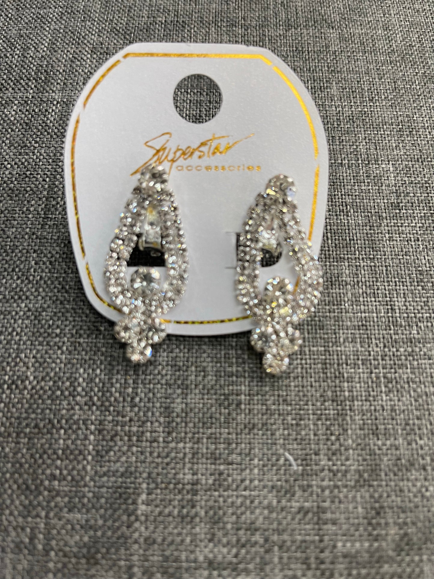 Crystal teardrop Earring