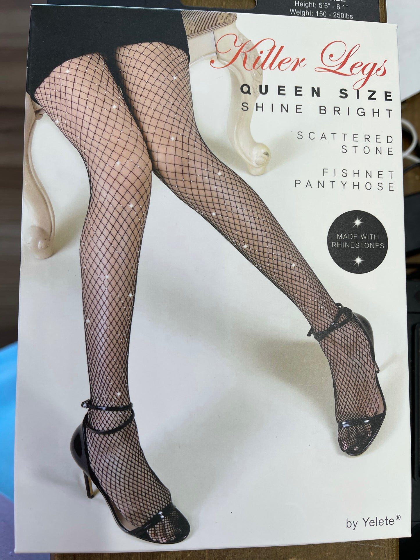 Rhinestone Fish Net Stockings