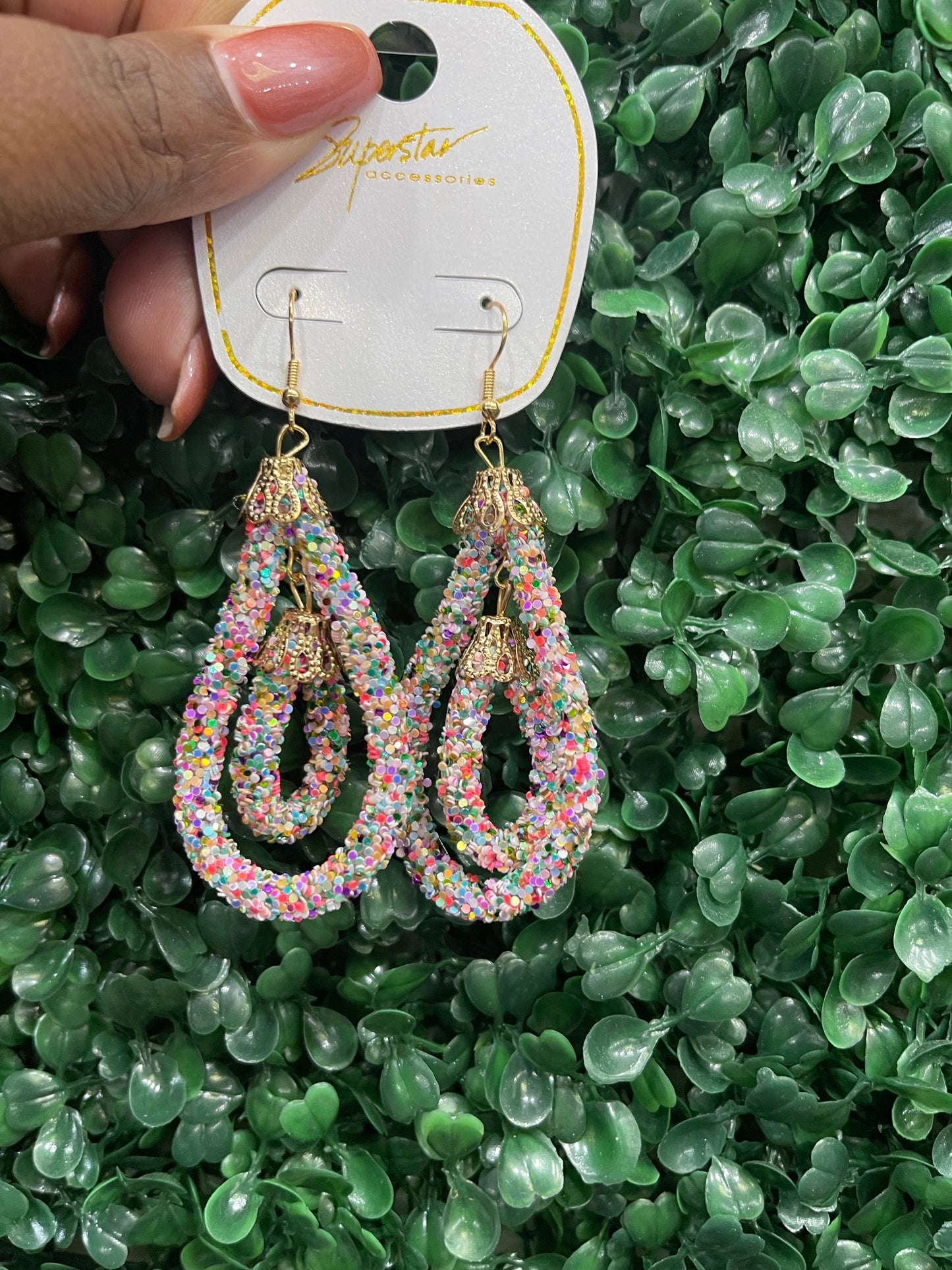 Confetti Loop earrings
