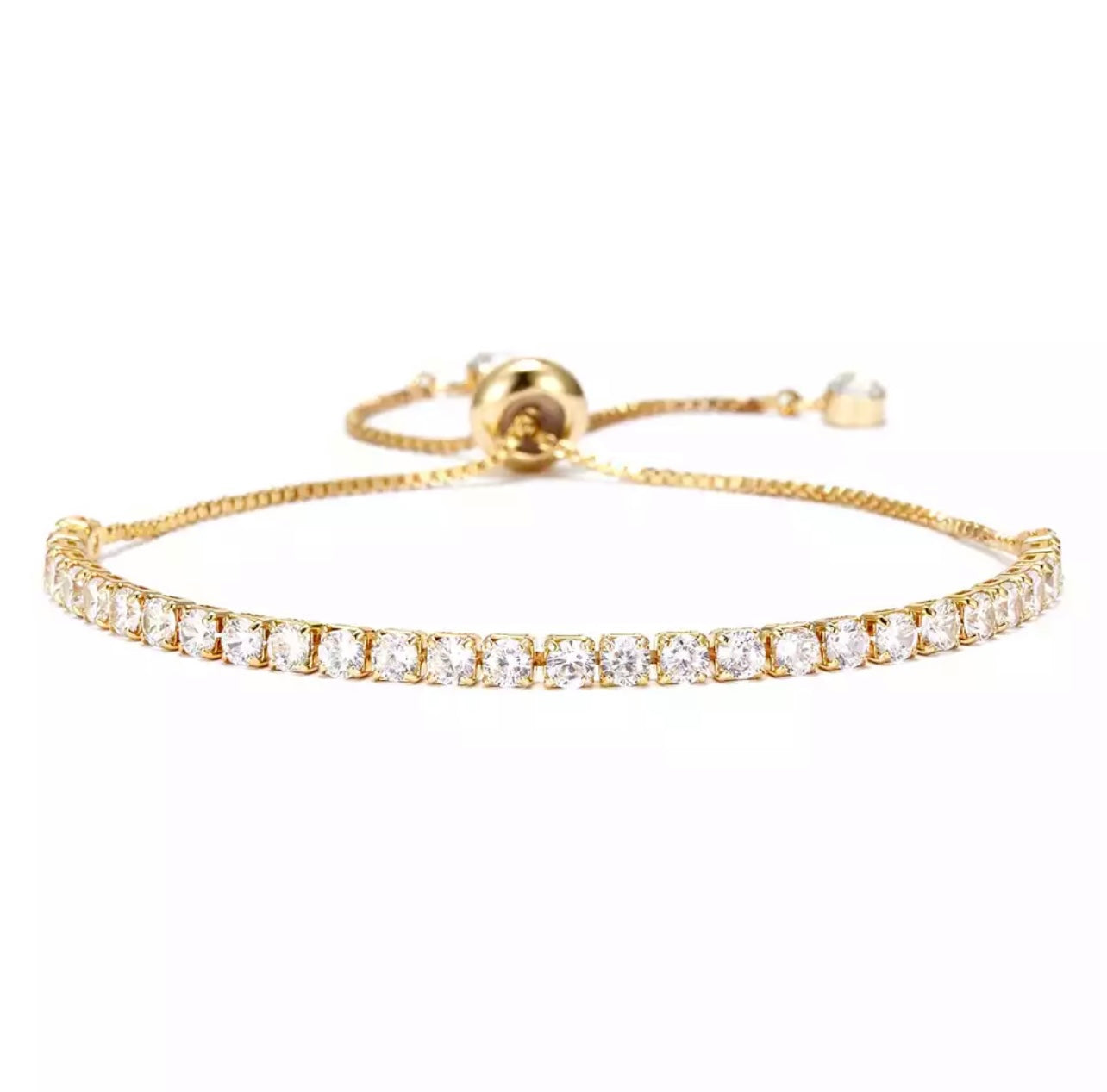 Rhinestone Tennis Bracelet
