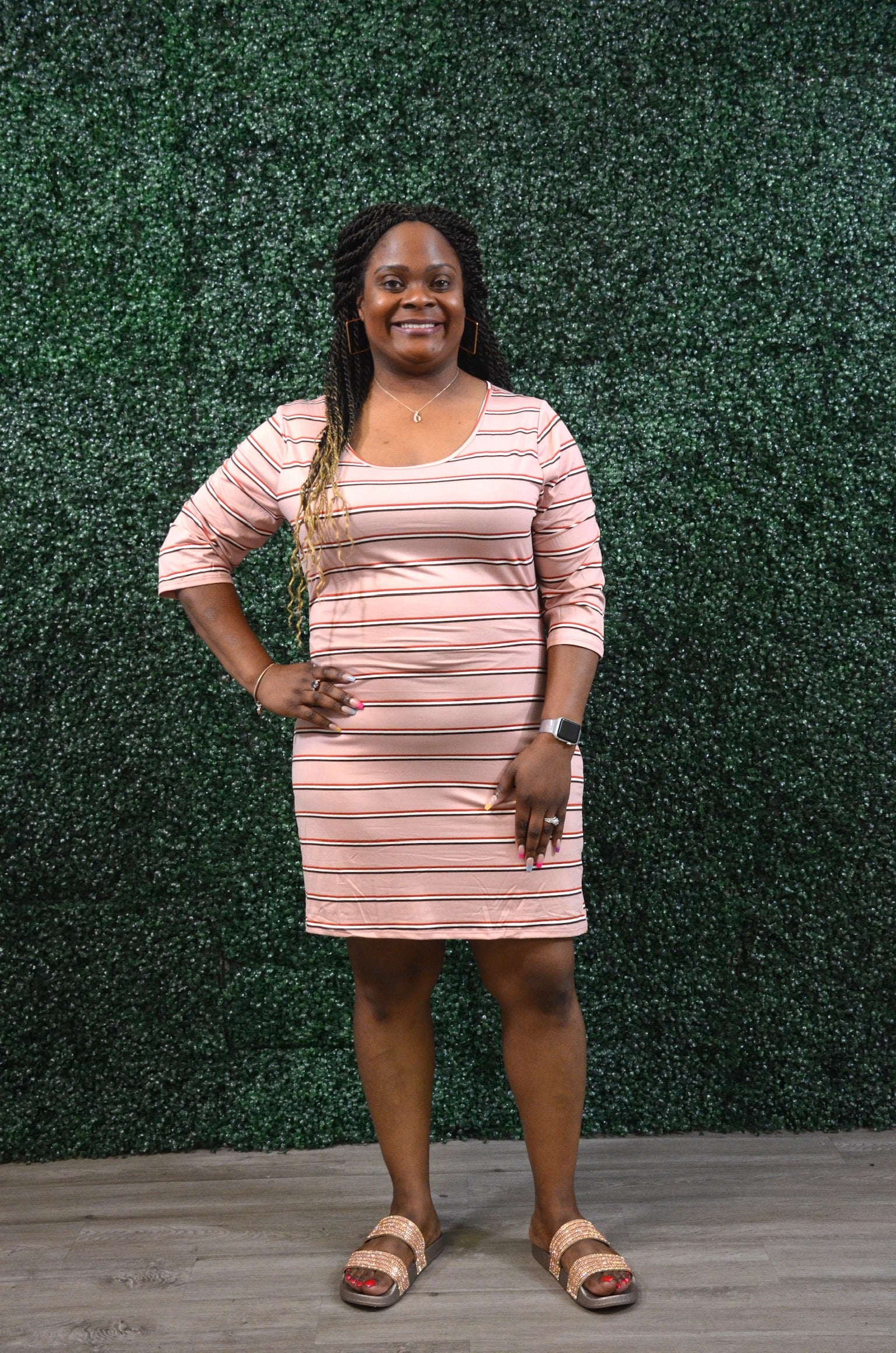 curvy woman in mini dress Latisha Mini Dress Curvy