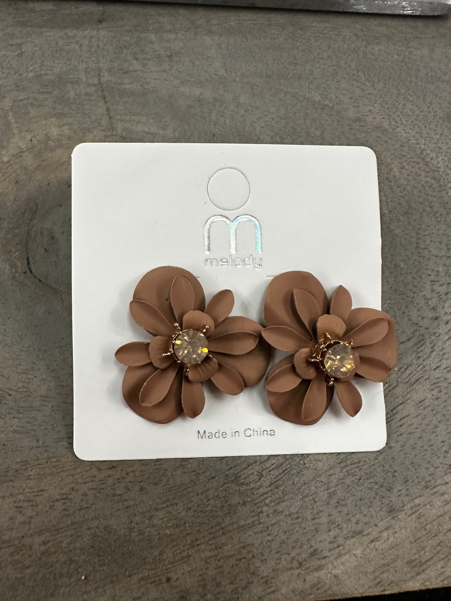 Matte Flower Earrings