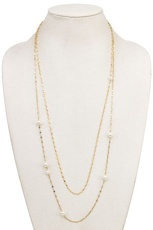Long Pearl Necklace