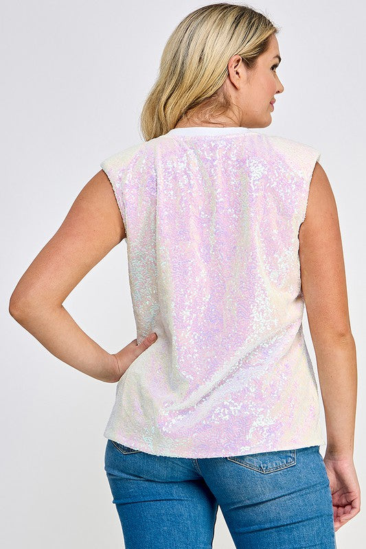 Ada Sequin Top