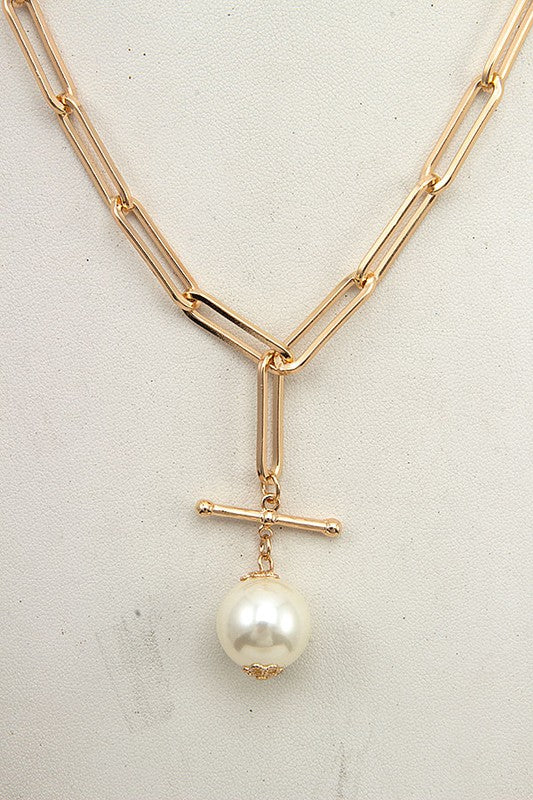 Links Pearl Necklace