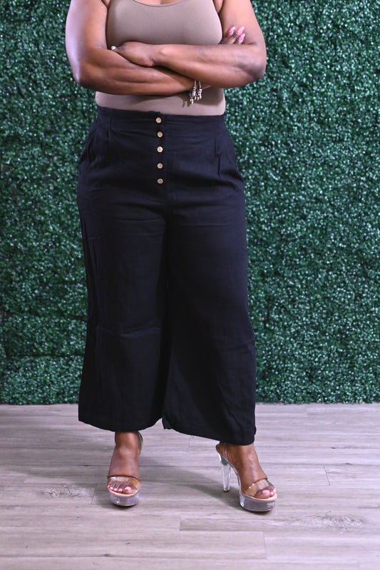 Taylor Linen Capri